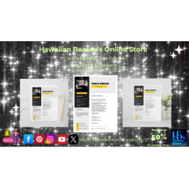 写真15によるカスタマイズ可能な再開テンプレート レターヘッド