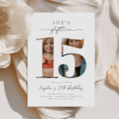 写真15th誕生日招待状 招待状