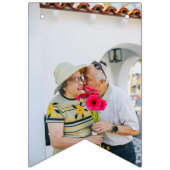 写真16周年記念結婚パーティーバナー バンティングフラッグ (第1の旗)