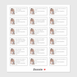 写真18個の受信者ありがとう結婚さん シール