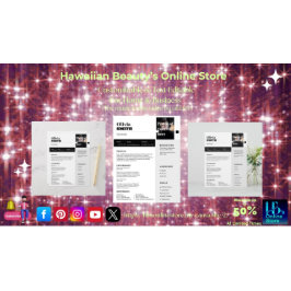 写真19によるカスタマイズ可能な再開テンプレート レターヘッド