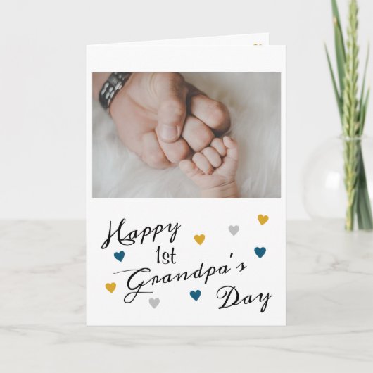 写真1st Grandpa's Day Cardの追加 カード (正面)