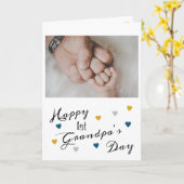 写真1st Grandpa's Day Cardの追加 カード (黄色い花)