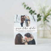 写真2つの写真で日付カードを保存 セーブザデート (スタンド正面)