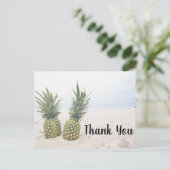 写真2パイナップルのビーチありがとう ポストカード (スタンド正面)
