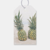 写真2パイナップルのビーチ結婚式 ギフトタグ (裏面)