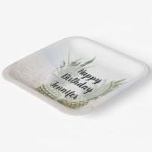 写真2パイナップルのビーチ誕生日 ペーパープレート (傾斜あり)