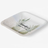 写真2パイナップルのビーチ赤ちゃんシャワー ペーパープレート (傾斜あり)