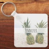 写真2パイナップルのビーチ キーホルダー (正面)