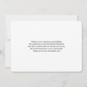 写真2パイナップルのビーチ サンキューカード (裏面)