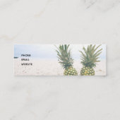 写真2パイナップルのビーチ スキニー名刺 (裏面)