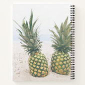 写真2パイナップルのビーチ ノートブック (裏面)