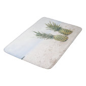 写真2パイナップルのビーチ バスマット (アングル)