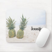 写真2パイナップルのビーチ マウスパッド (マウス)