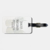 写真2パイナップルのビーチ ラゲッジタグ (裏面横)