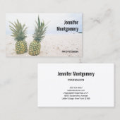 写真2パイナップルのビーチ 名刺 (正面/裏面)
