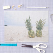 写真2パイナップルのビーチ 薄葉紙 (クラフト)
