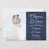 写真2年記念応援海軍と白 招待状 (正面)