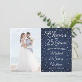 写真2年記念応援海軍と白 招待状 (スタンド正面)