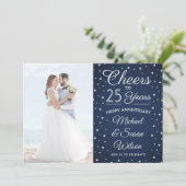 写真2年記念応援海軍と白 招待状 (スタンド正面)