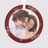 写真2020パーソナライズされたコビデのクリスマスツリー オーナメント (裏面)