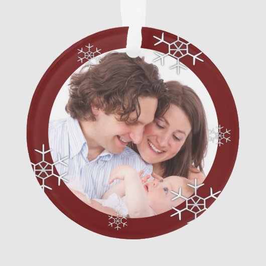 写真2020パーソナライズされたコビデのクリスマスツリー オーナメント (裏面)