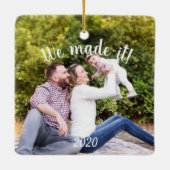 写真2020年のパンデミック セラミックオーナメント (裏面)