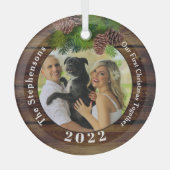 写真2022ピネコ素朴ン記念カスタム ガラスオーナメント (正面)