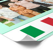 写真2024カレンダーイタリアン(祝日あり)の追加 ポスター (角)