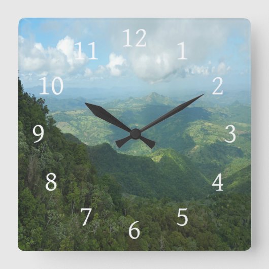 写真26 スクエア壁時計 (正面)