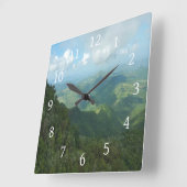 写真26 スクエア壁時計 (傾斜)