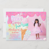 写真3つのおもしろい 招待状 (正面)