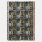 写真3写真コラージュ スローブランケット (正面縦)