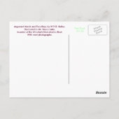 写真3月の早い潜水艦、冒険家 ポストカード (裏面)