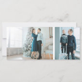 写真3枚クリスマスカード(オーナメント付) (裏面)