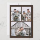 写真3枚 ラスティック ウッド クリスマス ツリー レタリング フォト (裏面)