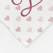 写真3枚 – 家族の生活素晴らしの賛美ハート フリースブランケット (角)