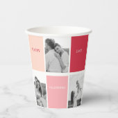 写真3枚 | Happy Valentines Day 紙コップ (正面)