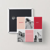 写真3枚 | Happy Valentines Day 缶バッジ (正面&裏面)