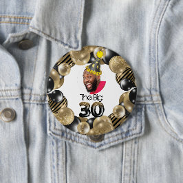 写真30歳の誕生日のカスタム 缶バッジ