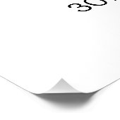 写真30th誕生日ウェルカムサイン | 誰が30歳か見て ポスター (コーナー)