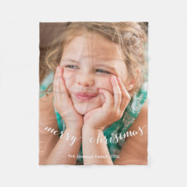 写真30x40の可愛いクリスマスフリースブランケット フリースブランケット