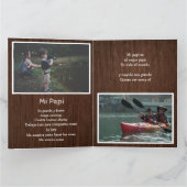 写真4スペインの人の父の日のカード称賛の息子から カード (内部)