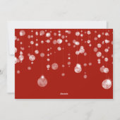 写真4枚で作る、名前入りのハッピーホリデーズカード シーズンカード (裏面)