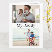 写真4父の日帰りカード カード (黄色い花)