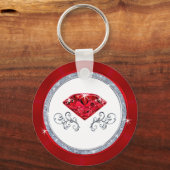 写真40パーソナライズされた歳の誕生日の好意 キーホルダー (裏面)