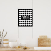 写真40私たちが愛する理由誕生日Keepsake ポスター (キッチン)