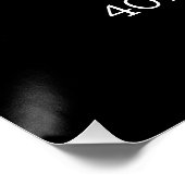 写真40th誕生日ウェルカムサイン | 誰が40歳か見て ポスター (コーナー)