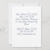 写真45パーソナライズされた番目の誕生日バルーン 招待状 (裏面)