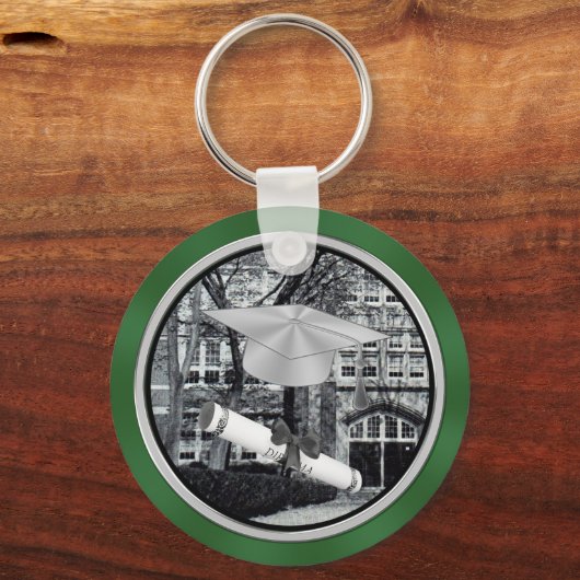 写真50パーソナライズされた号高校懇親会ギフト キーホルダー (裏面)